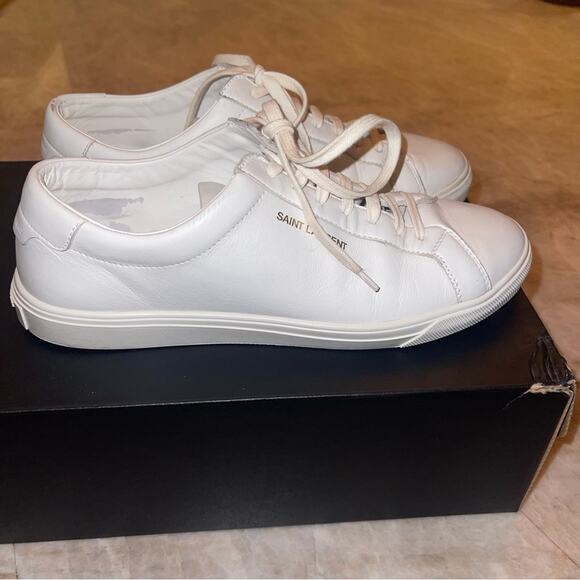 SAINT LAURENT ANDY SNEAKERS IN LEATHER 39 - Picture 7 of 16